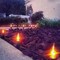 Christmas Flicker Flame String Lights, 10ft Halloween String Lights with 10 C18 Flicker Flame Lights (Black)